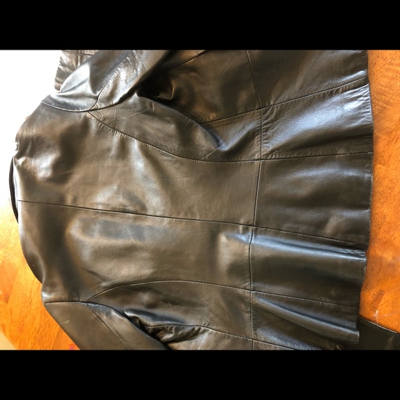 Nicole Miller leather jacket - Picture 6 of 9
